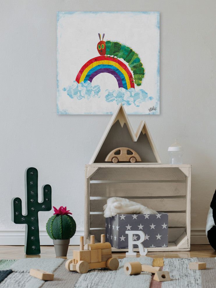 "Over the Rainbow" Painting Print on Wrapped Canvas, 32x32