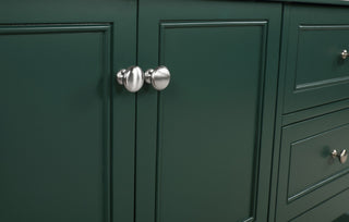 Home Living 72" Double Bathroom Vanity, Green