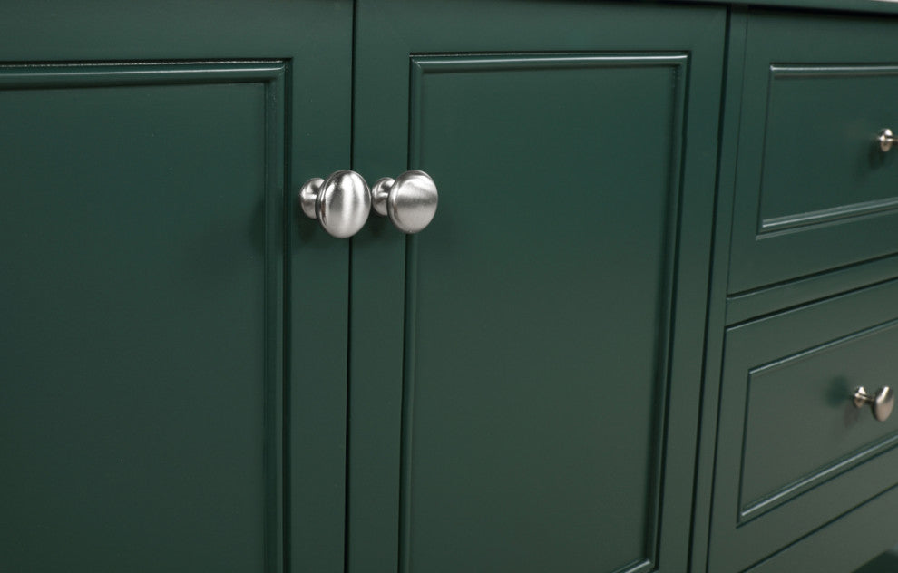 Home Living 72" Double Bathroom Vanity, Green