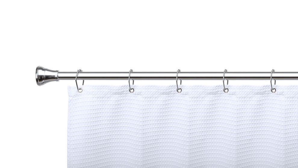 Utopia Alley Shower Hooks - Shower Curtain Rings for Bathroom, Set of 12, Chrome