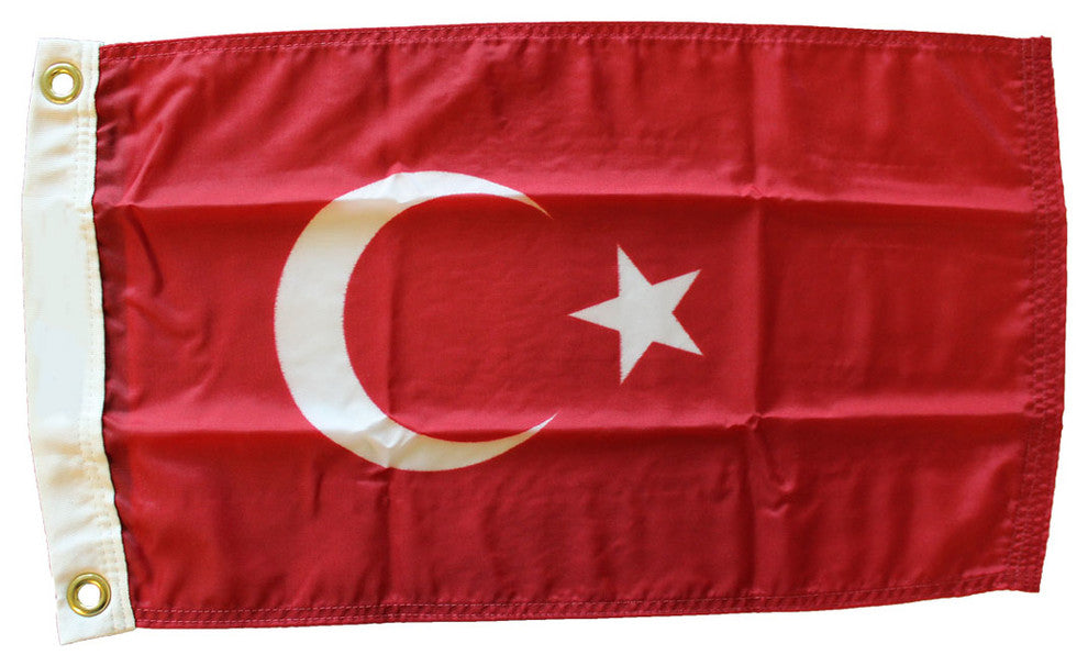 Turkey, 12"x18" Nylon Flag