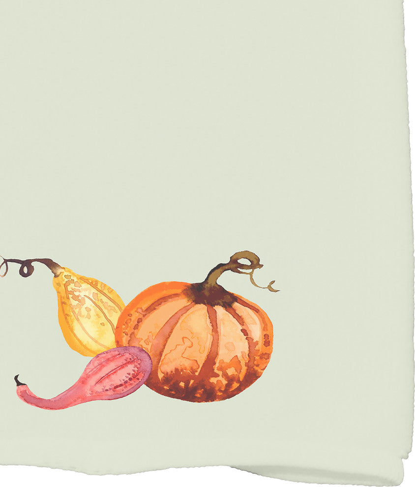 Gourd Pile 18"x30" Light Green Fall Print Kitchen Towel