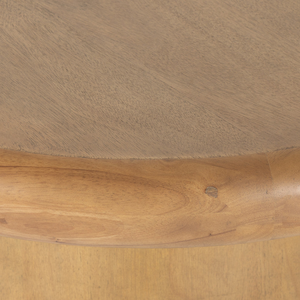 Zach Coffee Table-Burnished Parawood