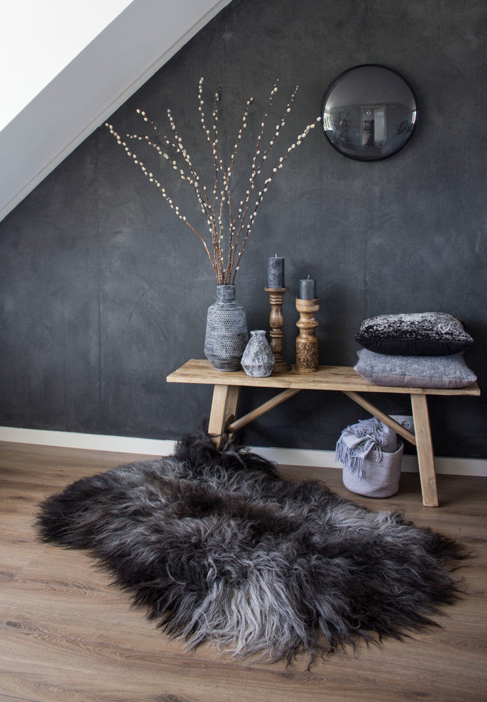 Glamour Metal Dome Wall Clock, Black