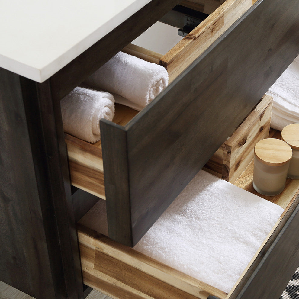 Fresca Formosa 70" Floor Mount Double Sink Bathroom Cabinet