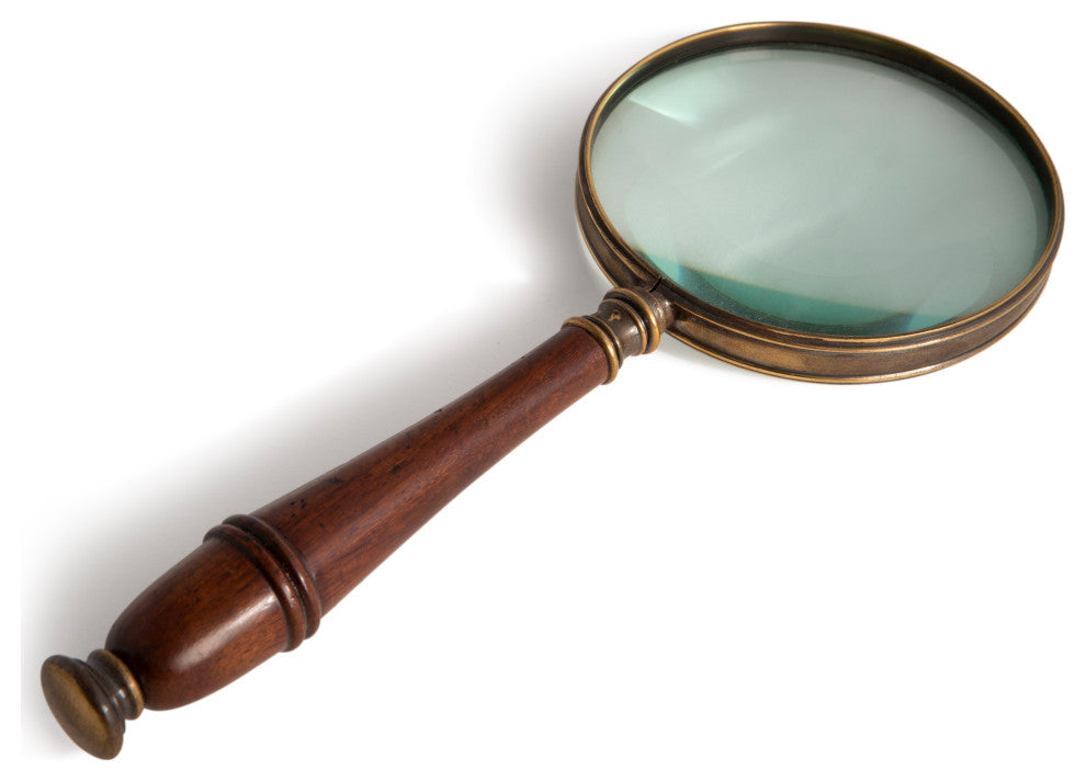 Authentic Models Magnifying Glass, Bronzed