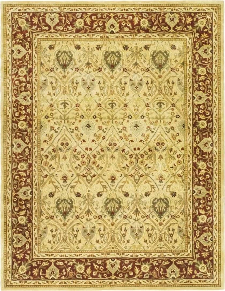 Safavieh Persian Legend Pl819D Rug, Ivory/Rust, 6'0"x6'0" Square