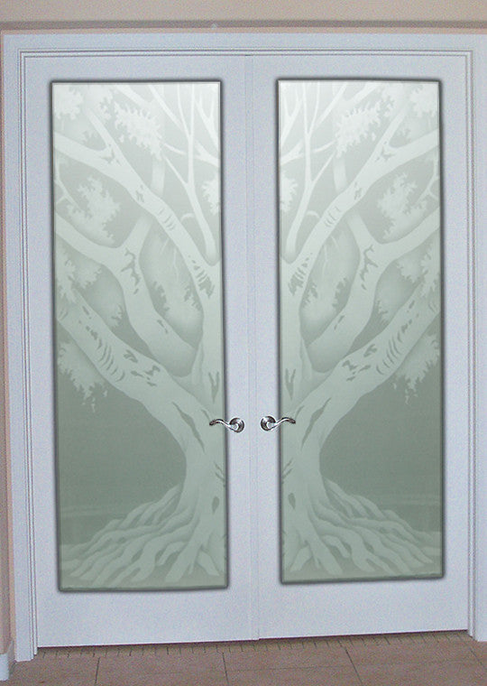 Interior Prehung Door or Interior Slab Door - Oak Tree II - Primed - 30" x...