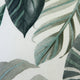 Thai Garden Gray Leaf Throw Pillow 12x20, with Polyfill Insert