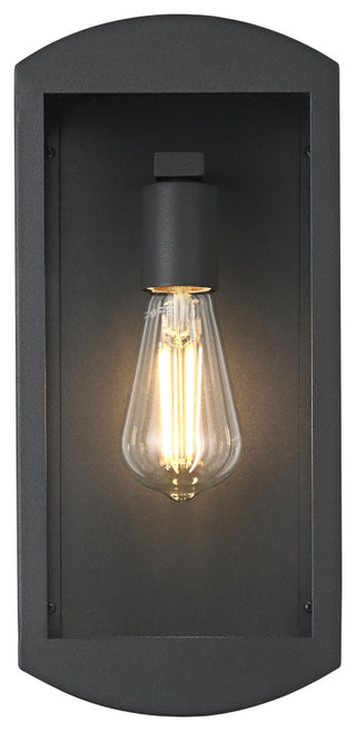 Home Living 6" Outdoor Wall Sconce, Black