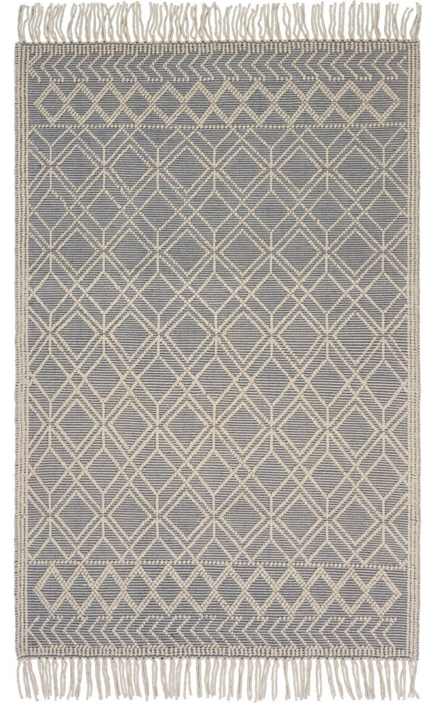 7" x 9" Gray Modern Bohemian Area Rug
