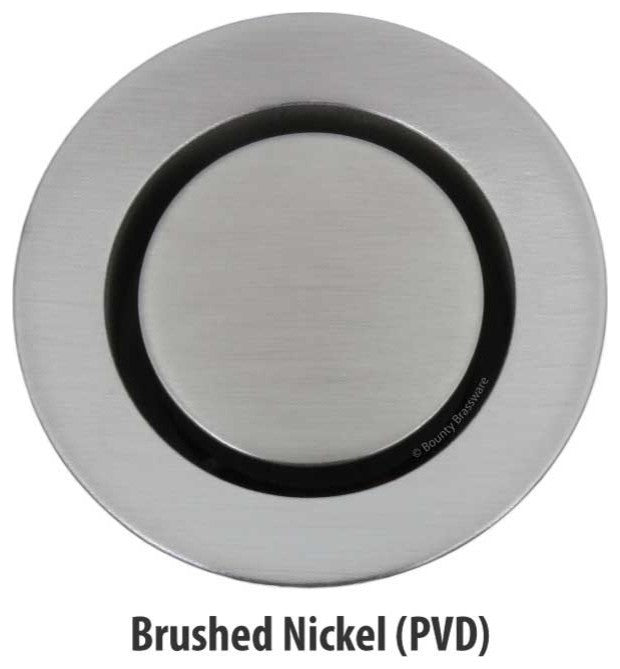 Patented Pop Down Drain, Pvd Brushed Nickel
