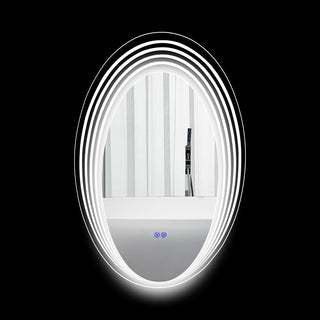 CHLOE Lighting SPECULO Back Lit LED Mirror 6000K, Daylight White, 24"