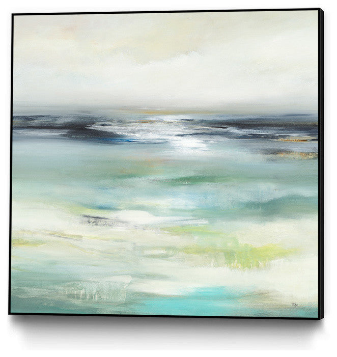 "Layered View" Art block Framed Canvas, 20"x20"