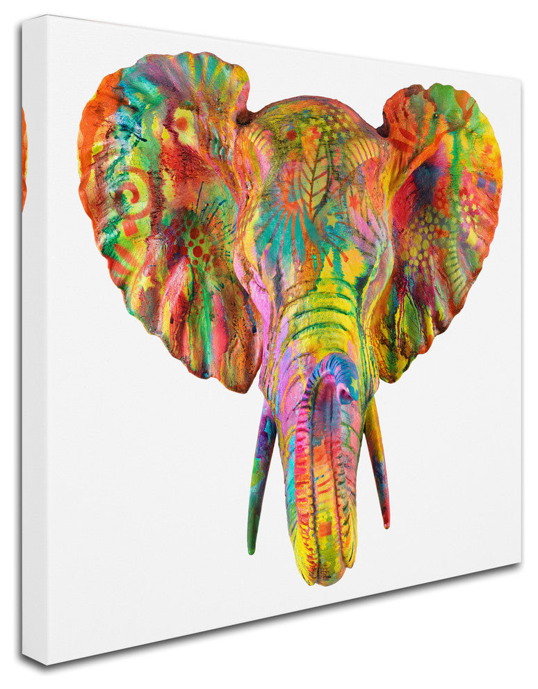 Dean Russo 'Elephant' Canvas Art, 24x24