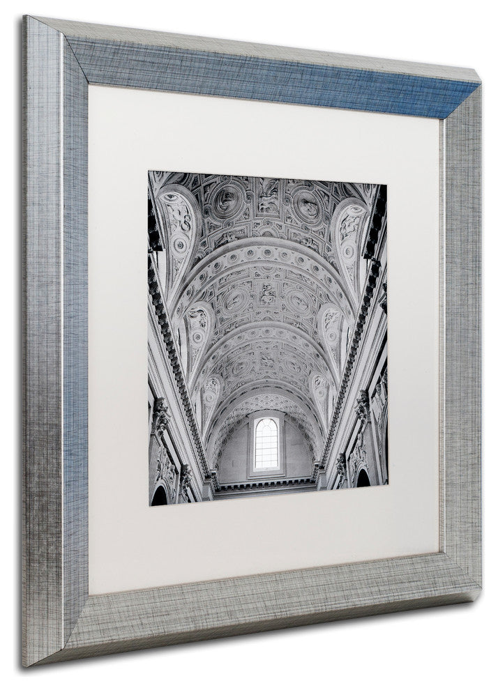 Alan Blaustein 'Paris II' Art, Silver Frame, White Mat, 16x16