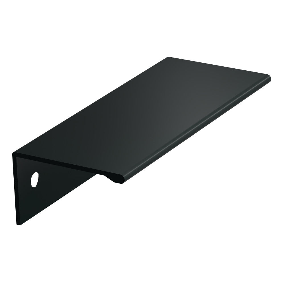 Amerock Edge Pull Collection Cabinet Edge Pull, Flat Black, 3" Center-to-Center