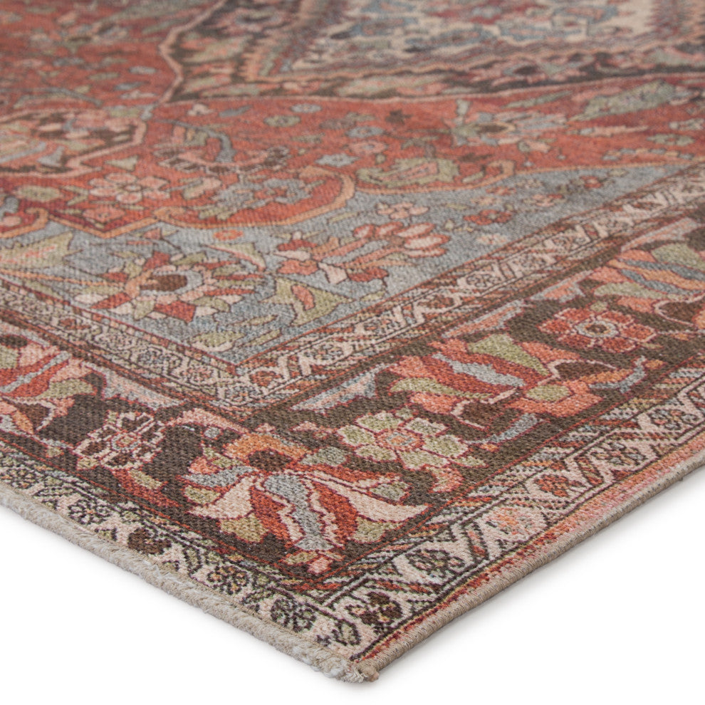 Jaipur Living Wesleyan Medallion Rust/Gray Area Rug (7'10"X9'10")