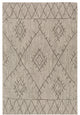 Surya Eagean EAG-2328 6'7" Round Rug, Black/Taupe/Light Gray/White