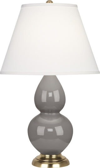 Small Double Gourd Accent Lamp, Smokey Taupe