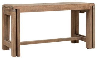 Remi Solid Wood Extendable Bench by East at Main, Sand