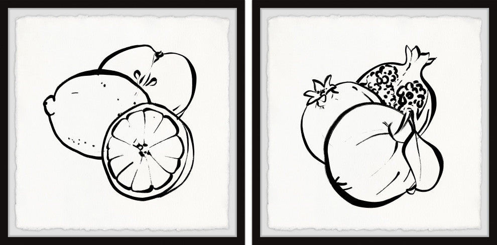 Healthy Twist Diptych, Set of 2, 24x24 Panels