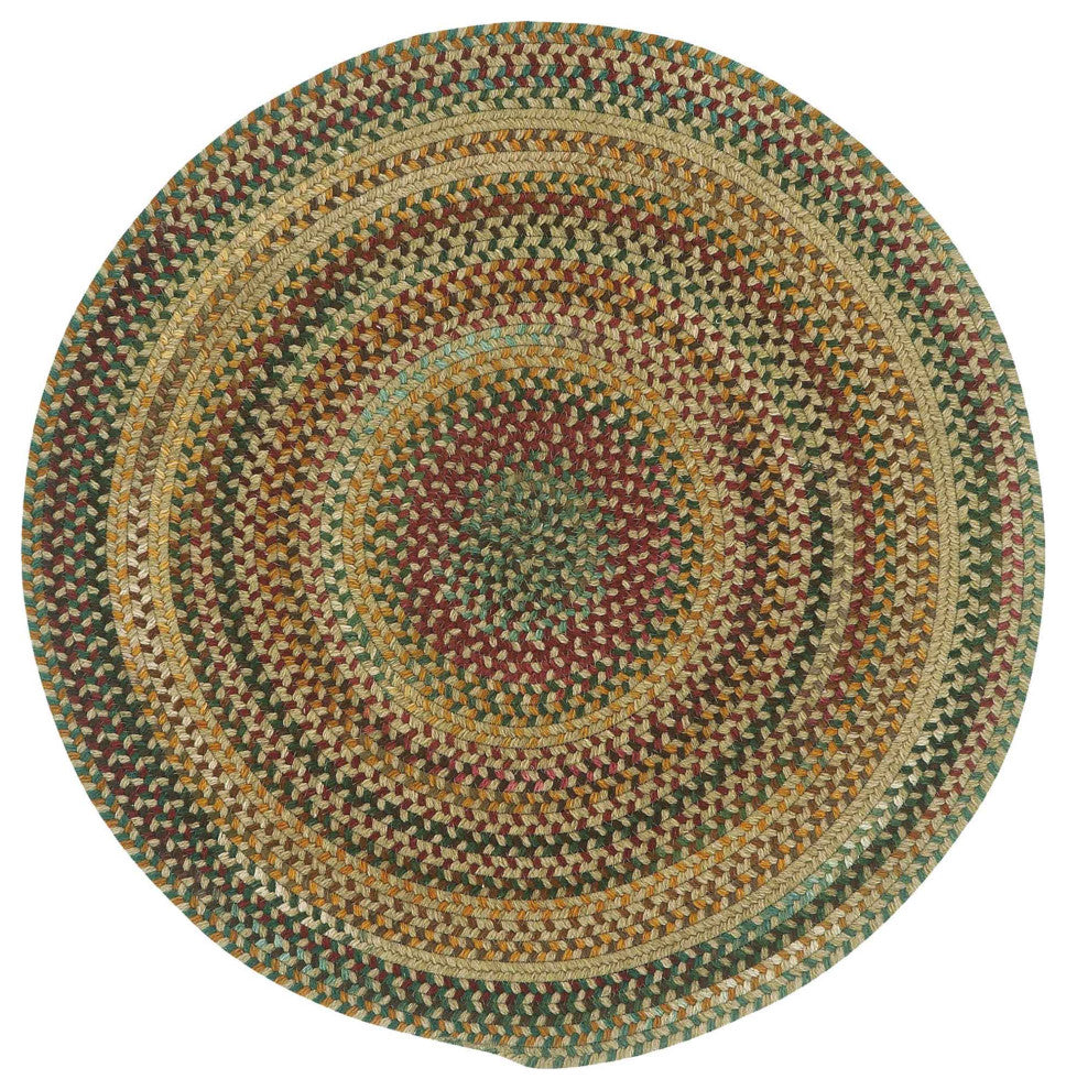 Capel Sherwood Forest Amber 0980_150 Braided Rugs - 9' 6" Round