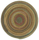 Capel Sherwood Forest Amber 0980_150 Braided Rugs - 9' 6" Round