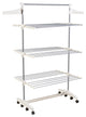 Rolling Stainless Steel Drying Rack Over 8 Transitions by Everyday Home