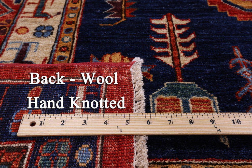 9' 11" X 13' 9" Hand Knotted Persian Fine Serapi Wool Rug - Q12644