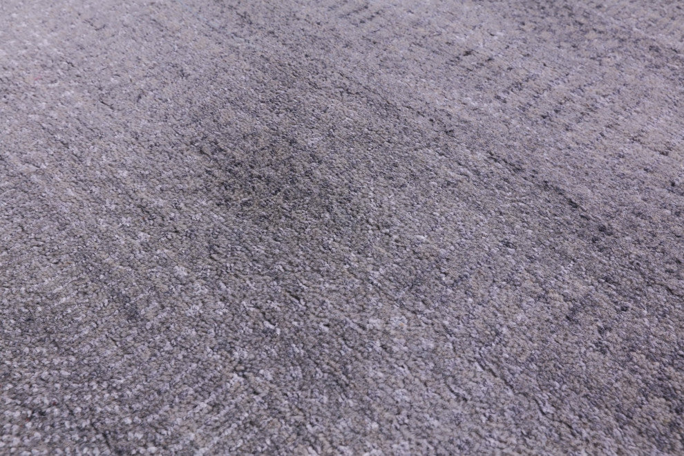 Savannah Grass Wool and Silk Hand Knotted Rug 6' 0" X 9' 2" Q11402