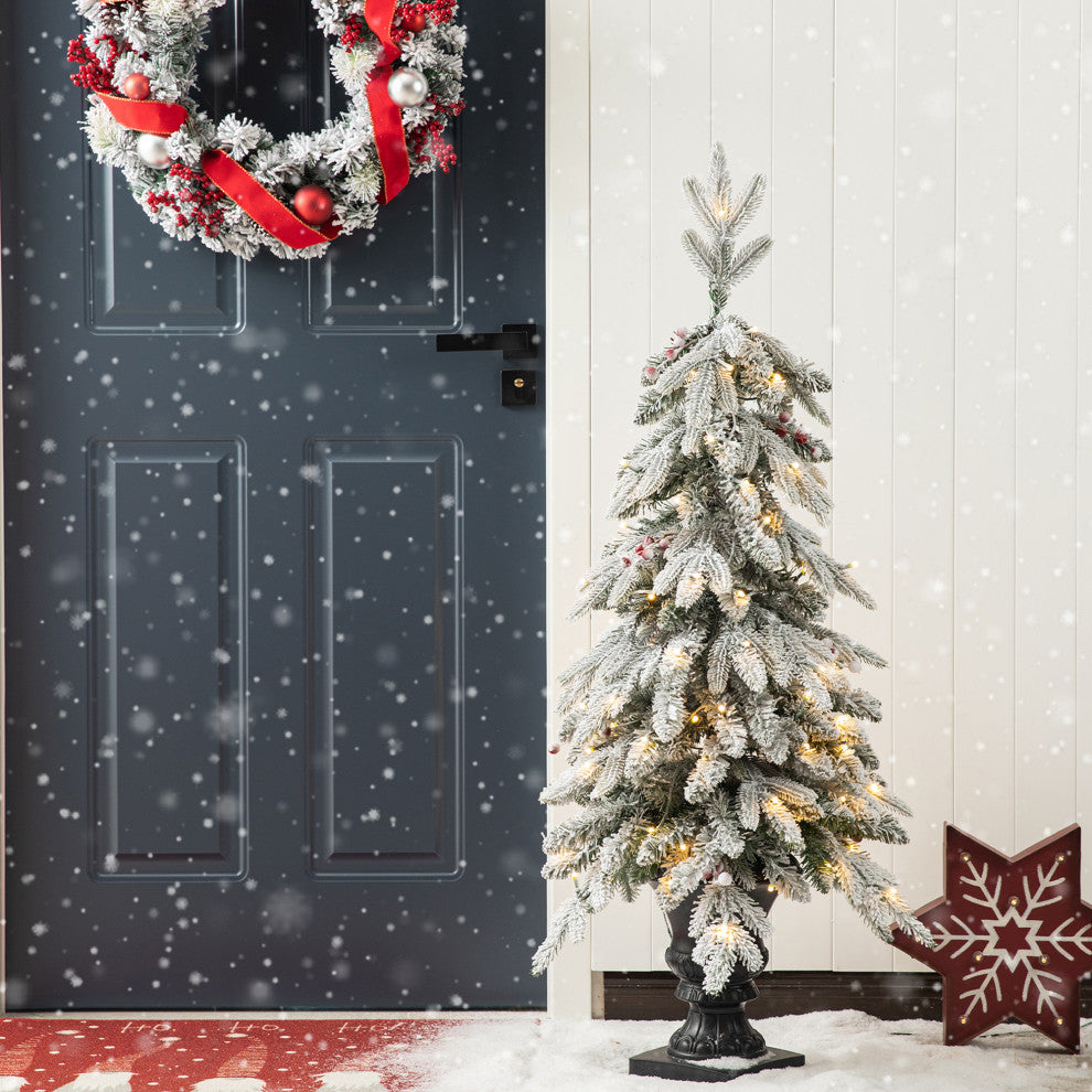 4' Pre-Lit Artificial Christmas Porch Tree