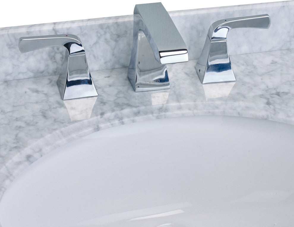 Eviva Butterfly Widespread, 2 Handles Bathroom Faucet, Chrome