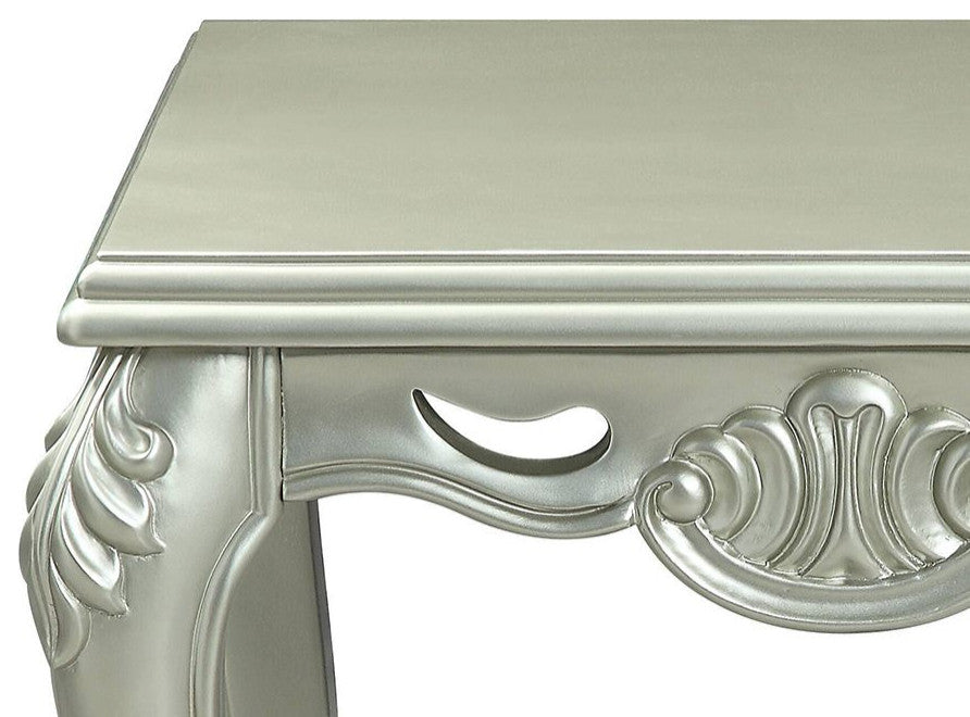 ACME Qunsia End Table, Champagne Finish