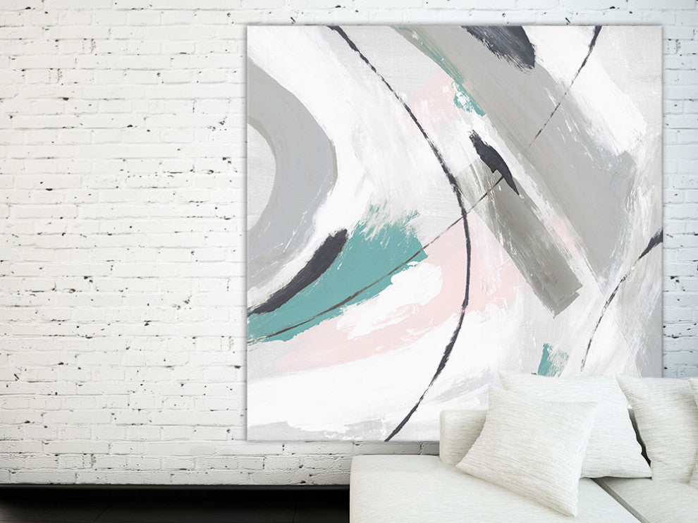 "Neutre II" Fine Art Giant Canvas Print, 54"x54"