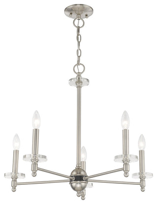 Livex Lighting Brushed Nickel 5-Light Chandelier