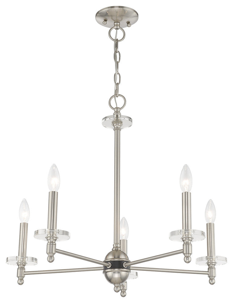 Livex Lighting Brushed Nickel 5-Light Chandelier