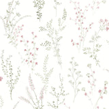 Multicolor Wildflower Sprigs Peel & Stick Wallpaper