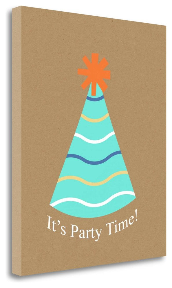 "Party Time" By Linda Woods, Giclee Print on Gallery Wrap Canvas, Ready to Hang