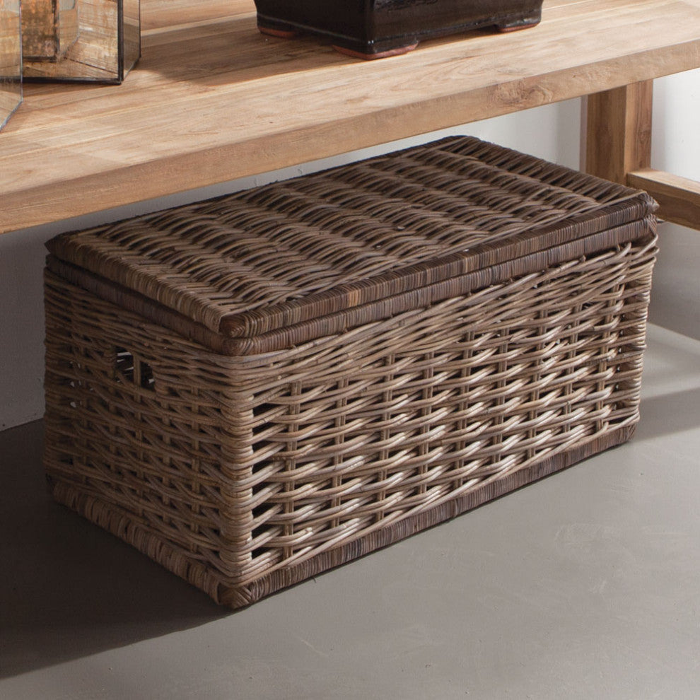 Normandy Storage Trunk Gray, Set of 2