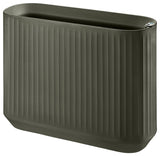 TruDrop Self-Watering Modular Privacy Planter Box, Olive, 40"x14"x30"H