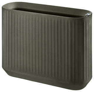 TruDrop Self-Watering Modular Privacy Planter Box, Olive, 40"x14"x30"H