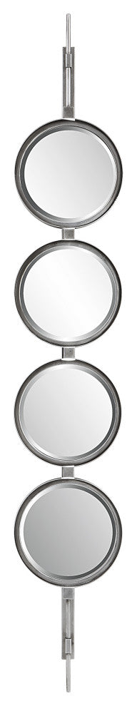 Uttermost Button Silver Mirror
