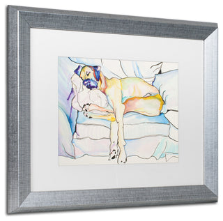 'Sleeping Beauty' Silver Framed Canvas Art by Pat Saunders-White