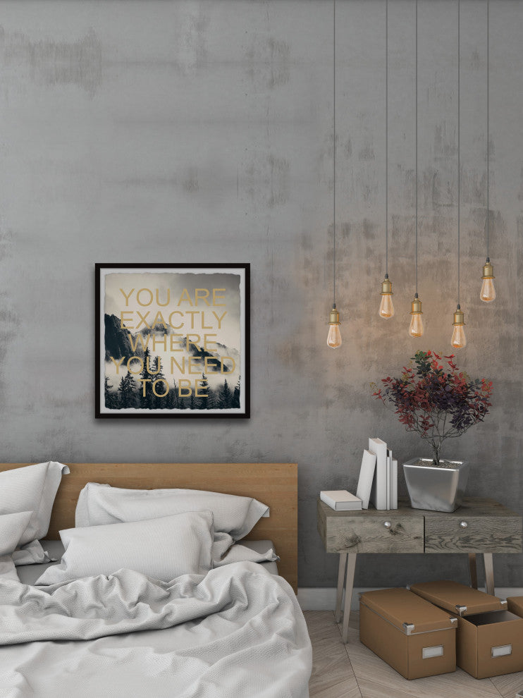 "Take Your Time" Framed Painting Print, 12x12