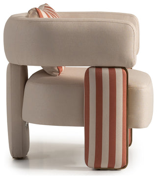 Amora Accent Chair Ash/Eggshell Walnut
