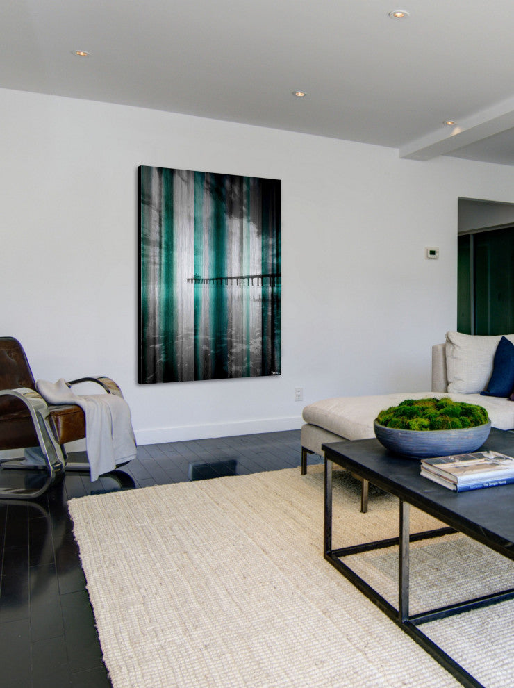 "Long Walk" Print on Brushed Aluminum, 30"x45"