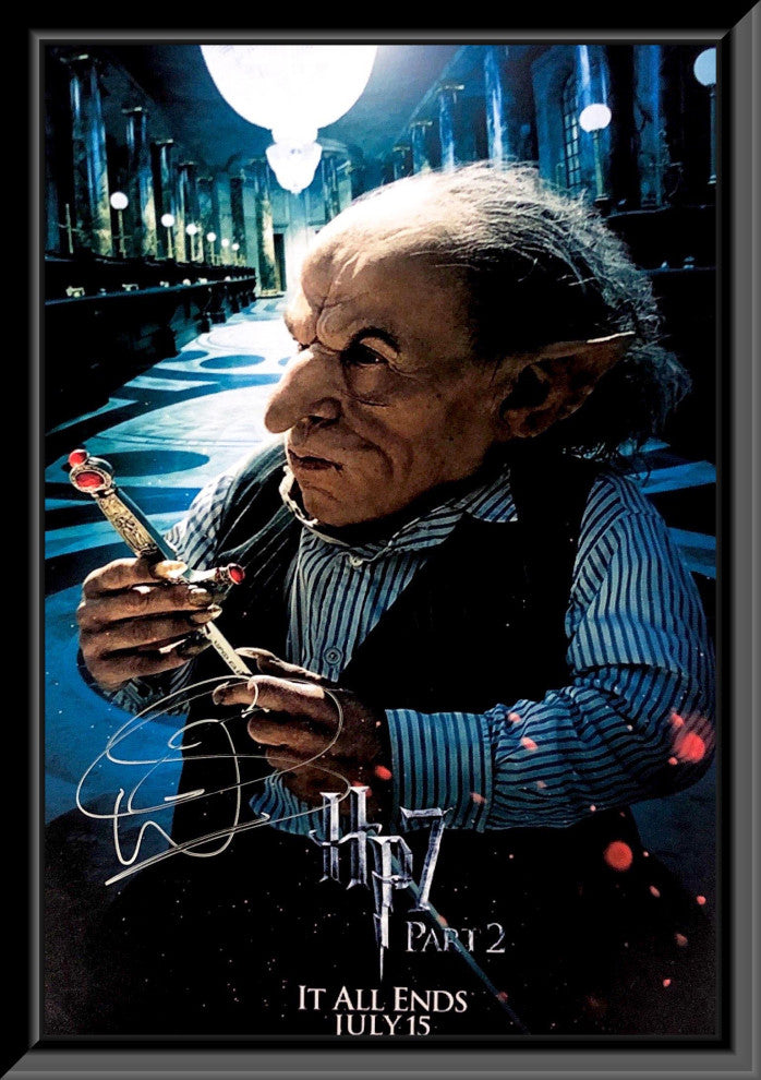 Harry Potter and the Deathly Hallows: Part 2 signed movie poster
