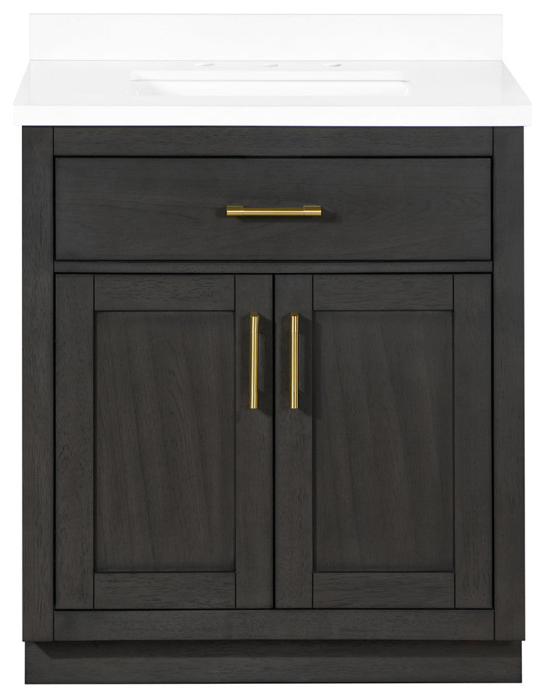 OVE Decors Bailey Vanity, Matte Black, 72"