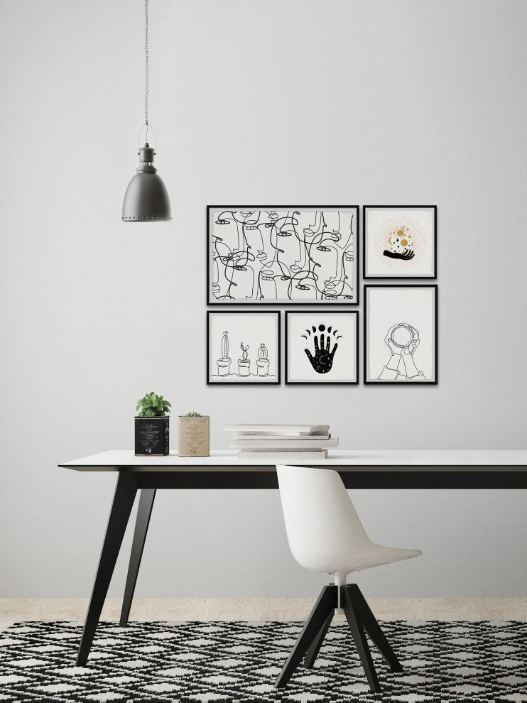 Destiny's Hand Pentaptych, 5-Piece Set